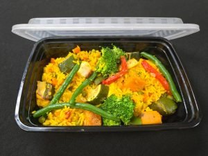 Individual Gluten-Free Vegan Veggie Paella